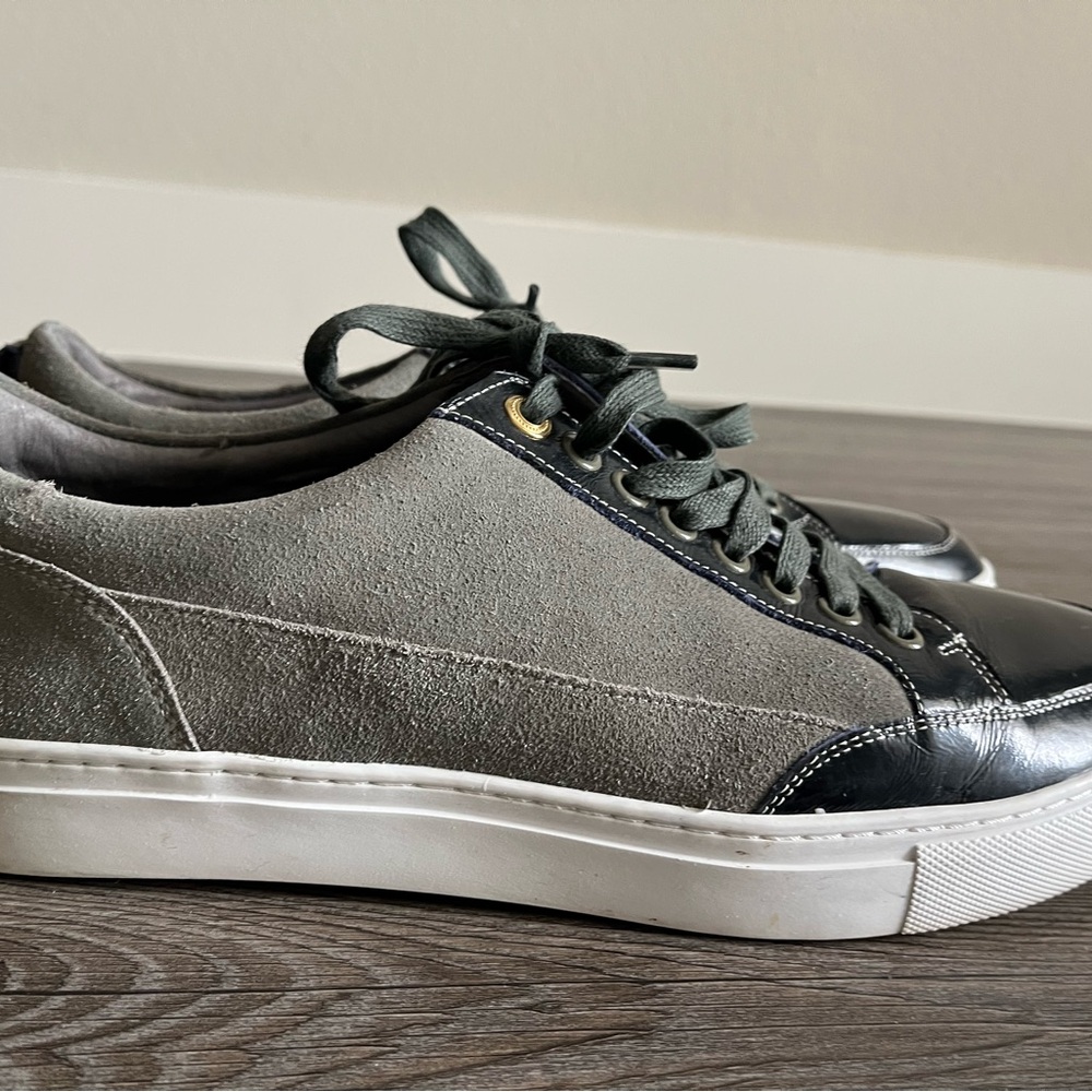 Badgley Mischka Stylish Gray Men's Sneakers Size 9.5 - Picture 2 of 8